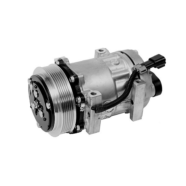 Bergstrom - AC Compressor, Sanden, 6 Groove, Direct Mount, V: 12 - BGS1401339