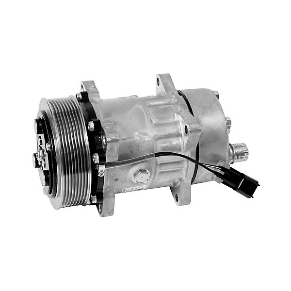 Bergstrom - AC Compressor, Sanden, 8 Groove, Ear Mount, V: 12 - BGS1401382