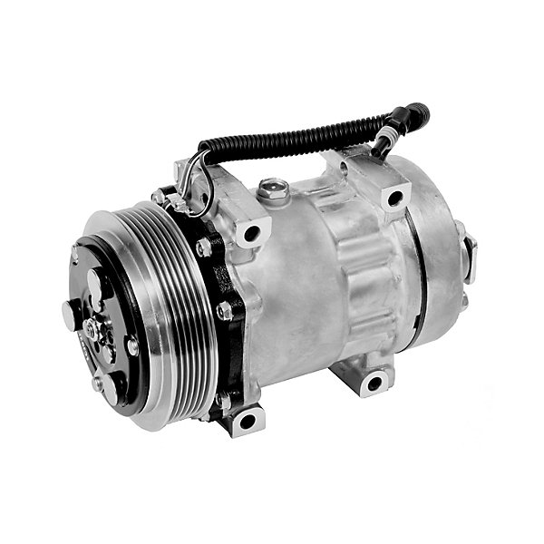 Bergstrom - AC Compressor, Sanden, 6 Groove, Direct Mount, Head: GV, V: 12 - BGS1401411