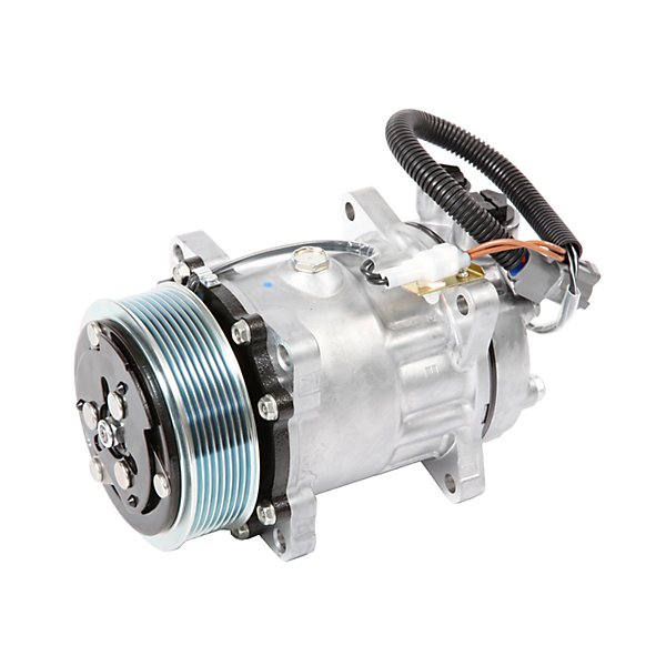 Bergstrom - AC Compressor, Sanden, 2 A-Groove, Ear Mount, Head: JDA, V: 12 - BGS1401423