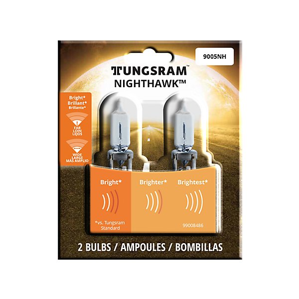 Tungsram - Bulb, 9005 BP2, White - GEL9005NHBP2