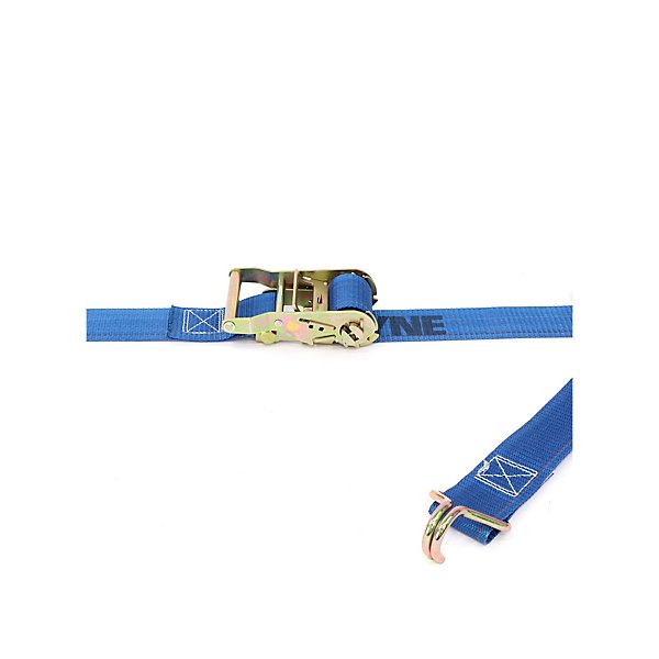 Kinedyne - 2 in. x 20 ft. Series E Logistic Ratchet Strap With Wire Hooks with a 500 lbs Working Load Limit - KIN642004