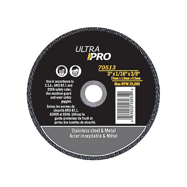 Ultra Pro - Cut-Off Wheel 3In X1/16 - UPT70513
