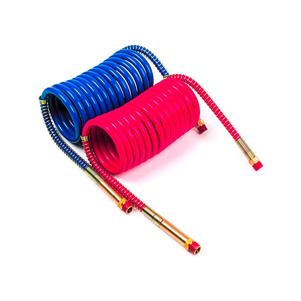 Grote - Air Coiled Hoses, Red & Blue, Le: 20 ft - GRO81-0020-C