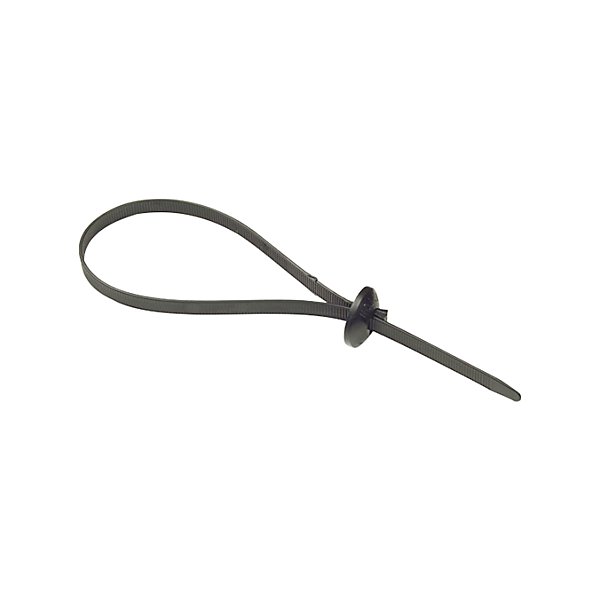 Grote - Button Head Tie - Black - 9.6In - 105 Lb - Pk 50 - GRO83-6049
