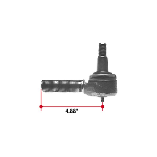 HD Plus - Truck Tie Rod Ends - 4.88 in. Length - Right Hand - TSAHES405R