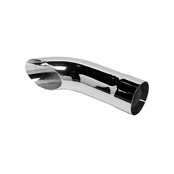 Walker - OME STACK Tail Spout, Chrome, ID: 5 in, Le: 18 in - WAK29112