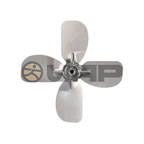 Air Source - Fan Blade, Aluminum, Dia: 6-1/2 in, CCW, Bore: 1/4 in - MEI3808