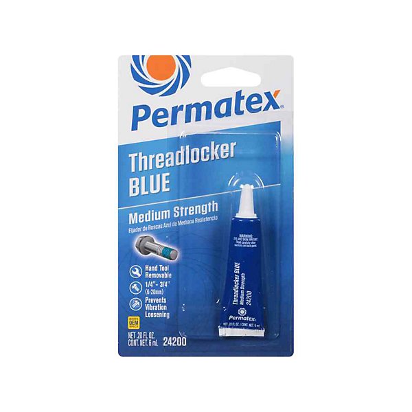 Permatex - Blocage de filet bleu à force moyenne / 242 - PTX24200
