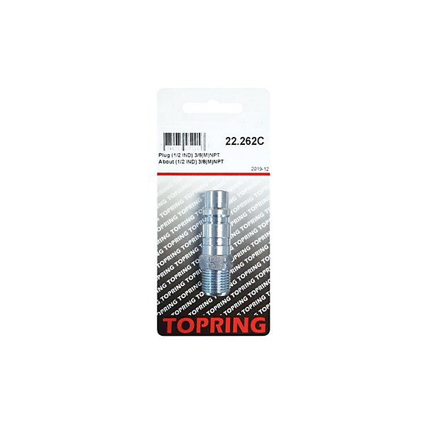 Topring - PLUG (1/2 INDUSTRIAL) 3/8 (M) NPT - TOP22.262C