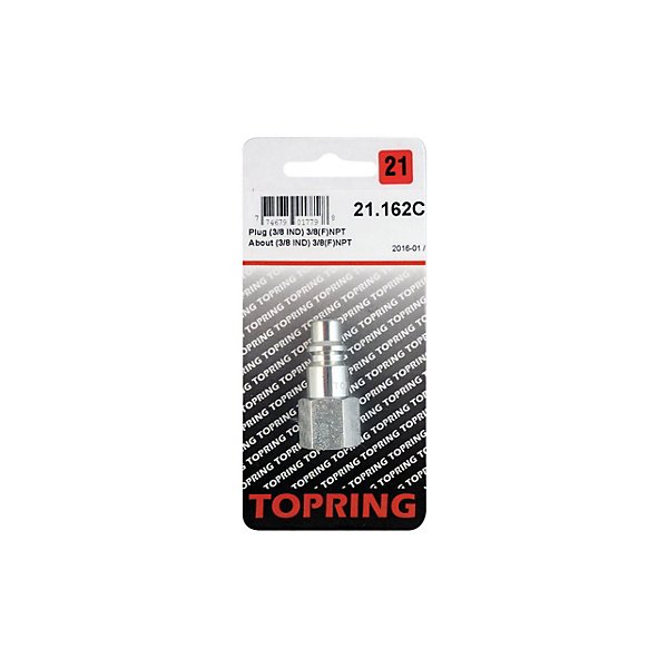 Topring - PLUG (3/8 INDUSTRIAL) 3/8 (F) NPT - TOP21.162C