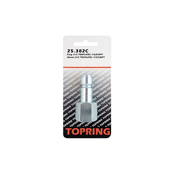 Topring - PLUG (1/2 TRUFLATE) 1/2 (F) NPT (MANUAL) - TOP25.382C