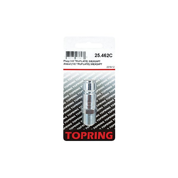 Topring - PLUG (1/2 TRUFLATE) 3/8 (M) NPT - TOP25.462C