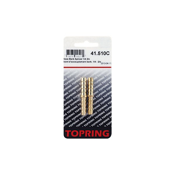 Topring - HOSE BARB SPLICER 1/4 2PCS/C - TOP41.510C