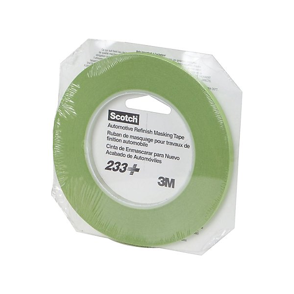 3M - Scotch® 233 Masking Tape, 6 mm x 55 m, Green Roll - SCNPE528