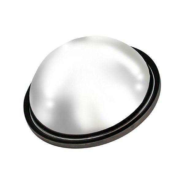 Truck-Lite - Full Bubble/ Wide Angle, 8.5 in., Silver Painted Steel Convex Mirror, Round, Universal Mount - TRL97606