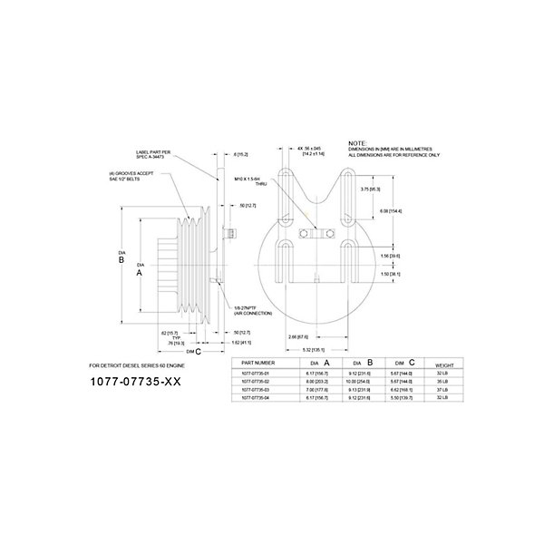 Kit Masters - KMR1077-07735-01-TRACT - KMR1077-07735-01