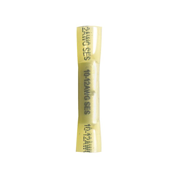 Phillips - Butt Connector - STA-DRY CRIMP & SEAL - 12-10 ga. - Yellow - Polybag - PHI1-1963