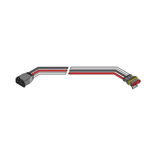 Truck-Lite - Stop/Tail/Turn Plug, 3 Wires, Le: 8 in - TRL94706