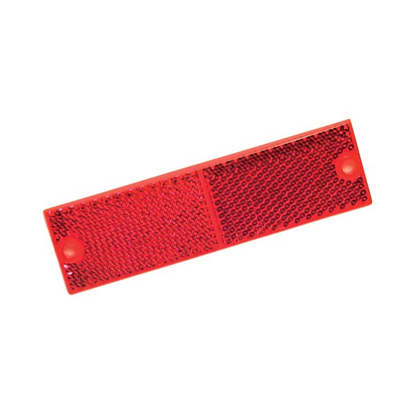 Truck-Lite - Rectangle, Red, Reflector, 2 Screw or Adhesive Mount - TRL98003R