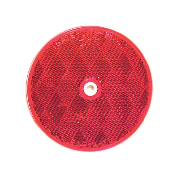 Truck-Lite - Reflector, Red, Round, Surface Mount - TRL98006R