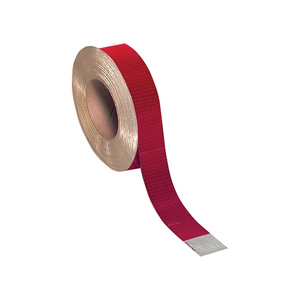Truck-Lite - Red/White Reflective Tape, 1.5 in. x 150 ft. - TRL98107