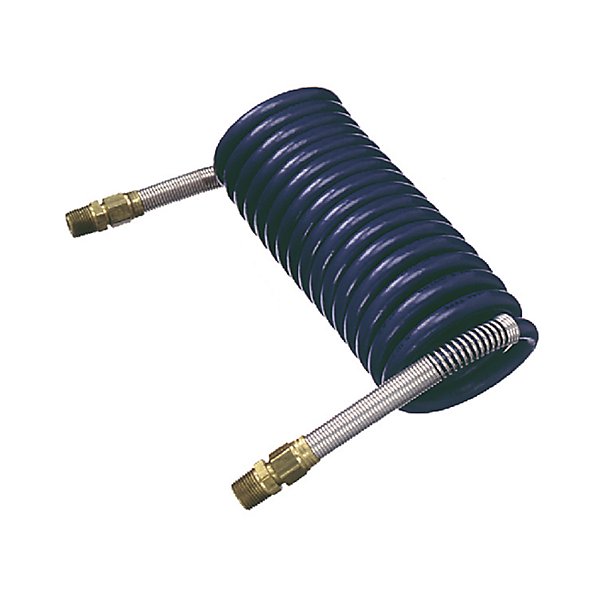 Phillips - Air Coiled Hose, Blue, Le: 15 ft - PHI11-318