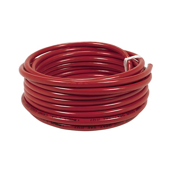 Phillips - Battery Cable - 2 ga., Red, 25 Ft., Spool - PHI3-505