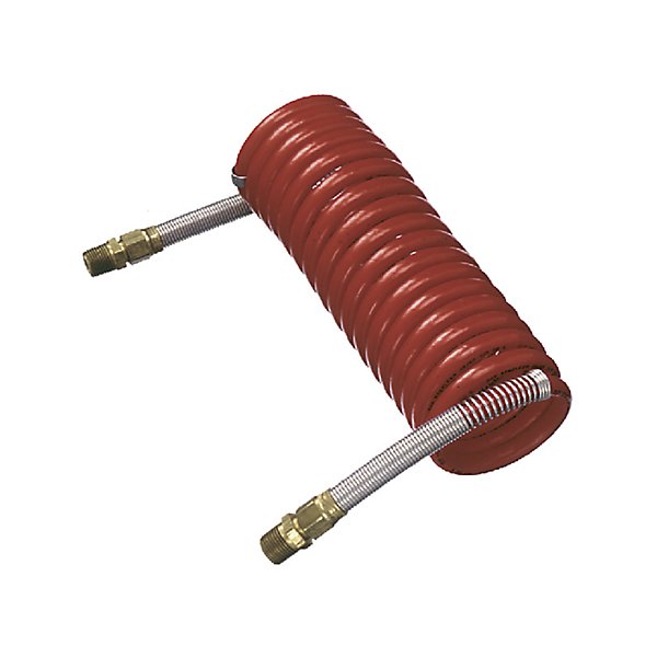 Phillips - Air Coiled Hose, Red, Le: 12 ft - PHI11-310