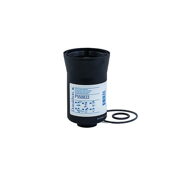 Donaldson - Fuel/Water Separator, Spin-On L: 6,39 in, Tread : 3 3/8-8 , OD: 4,02 in - DONP550833