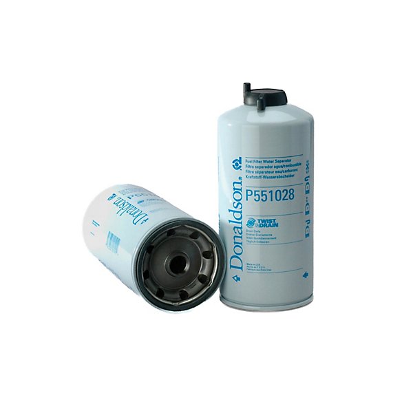 Donaldson - Fuel/Water Separator, Spin-On L: 9,6 in, Tread : M22 x 1,5 , OD: 4,23 in - DONP551028