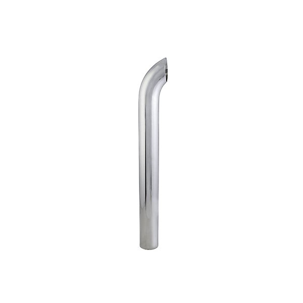 Donaldson - Curved Stack, Chrome, ID: 5 in, Le: 4 ft - DONP206387