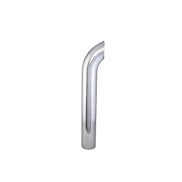 Donaldson - Curved Stack, Chrome, ID: 5 in, Le: 3 ft - DONP208375