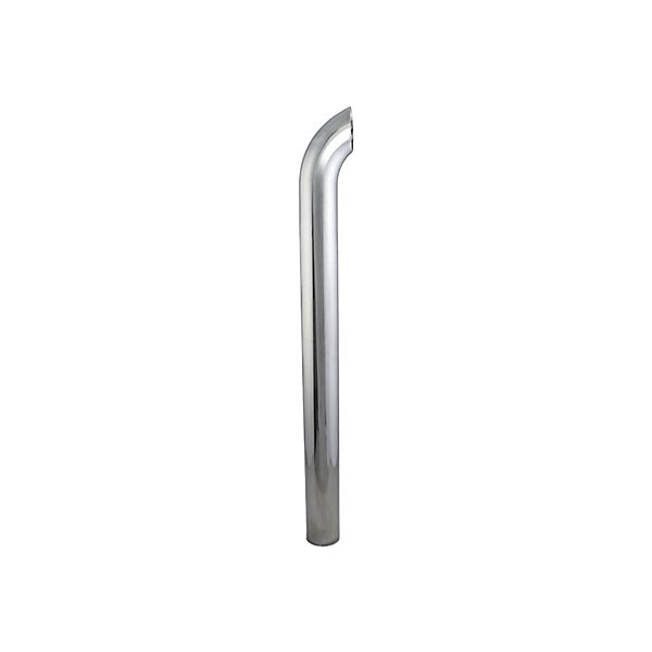 Donaldson - Curved Stack, Chrome, ID: 5 in, Le: 5 ft - DONP208395