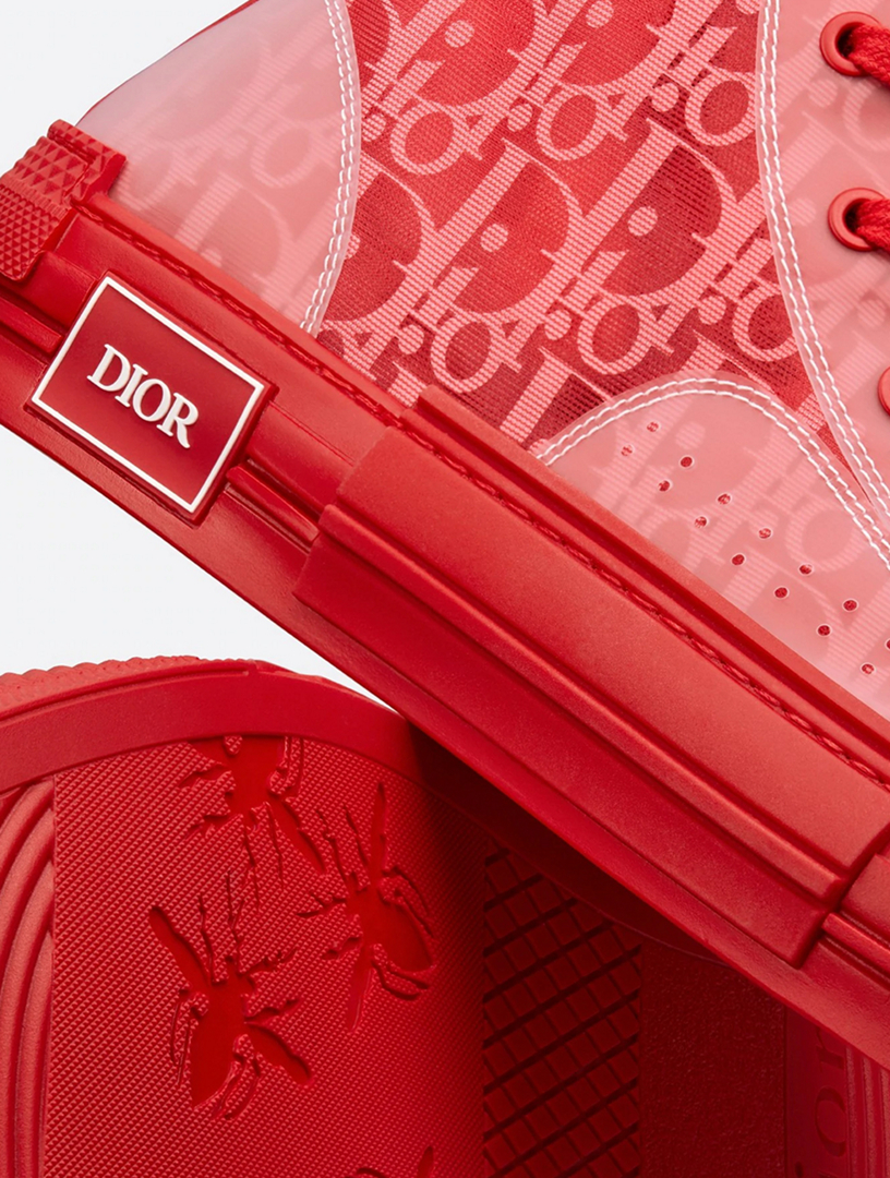 pink dior high top sneakers