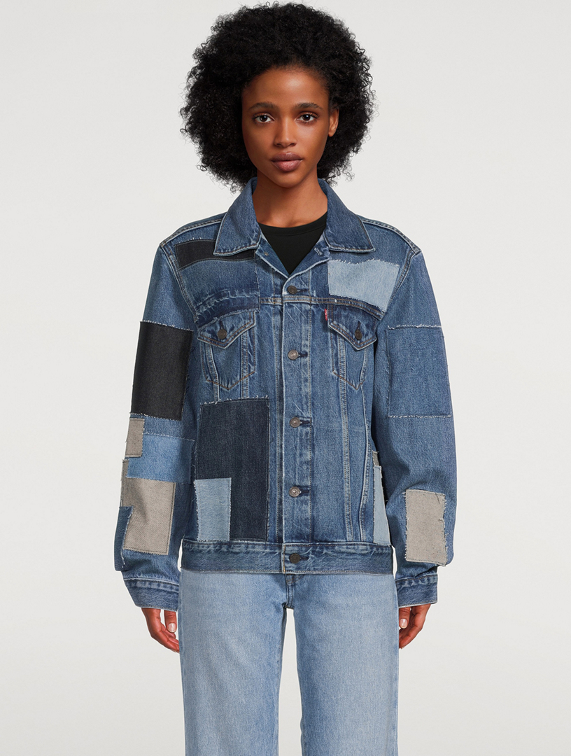 levi's patchwork denim jacket