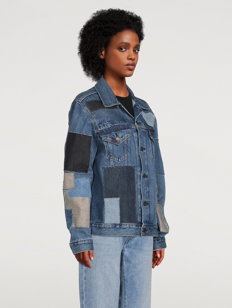 levi's patchwork denim jacket