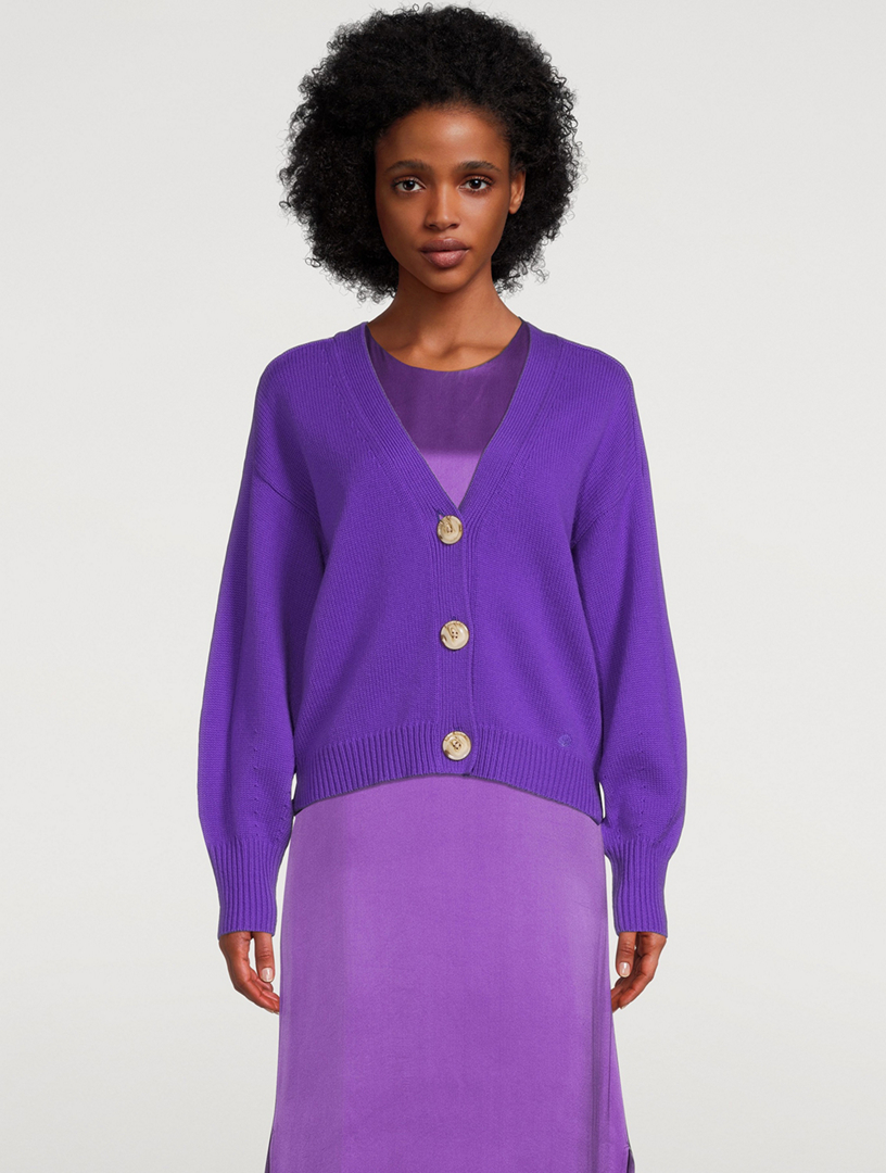 LOULOU STUDIO Zanzibar Wool And Cashmere Cardigan | Holt Renfrew