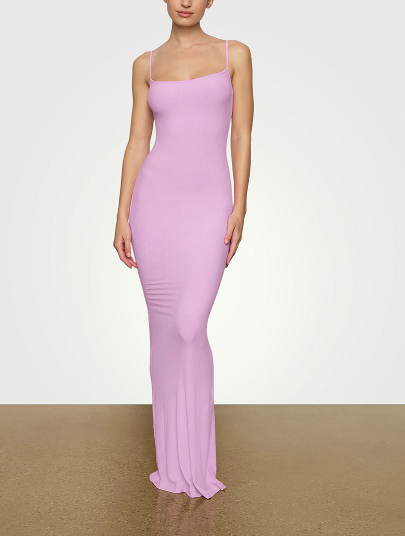 Skims Soft Lounge Long Slip Dress | Holt Renfrew Canada