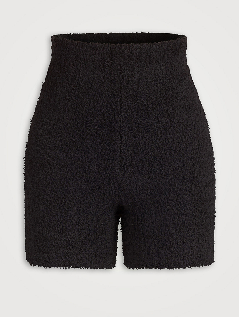 SKIMS Cozy Knit Shorts Women's Black