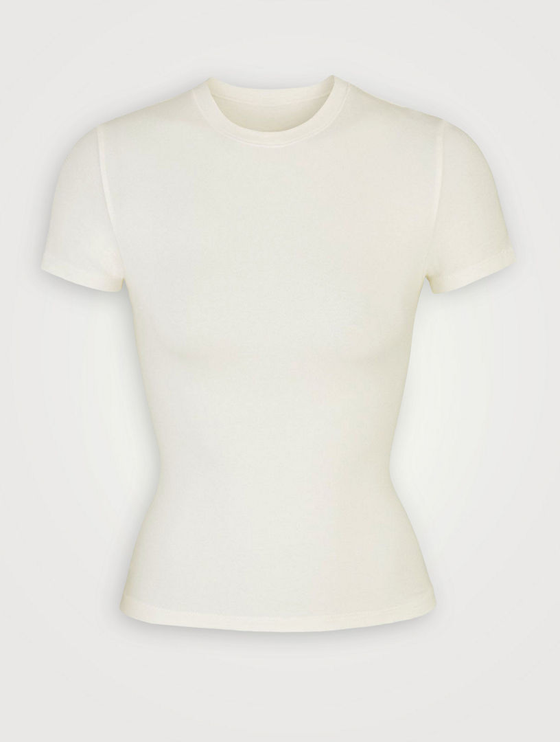 SKIMS Cotton Jersey T-Shirt Women's White