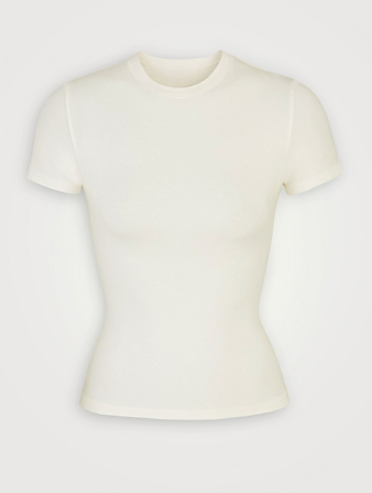 SKIMS Cotton Jersey T-Shirt Women's White