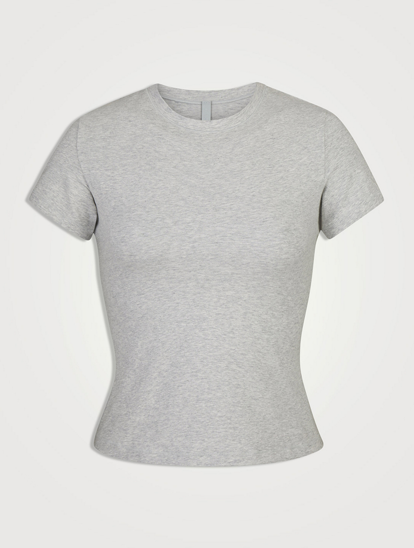SKIMS Cotton Jersey T-Shirt Women's Grey