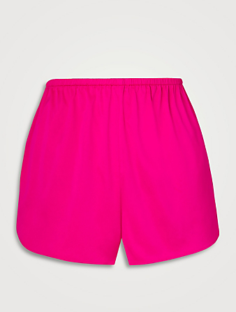 SKIMS Woven Shine Shorts Women's Pink