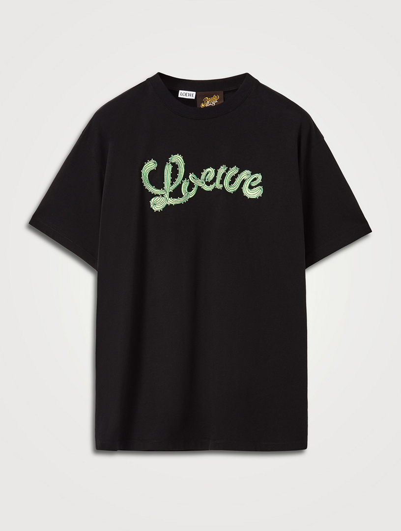 LOEWE Neon T-shirt Black/Fluo Pink | forum.iktva.sa