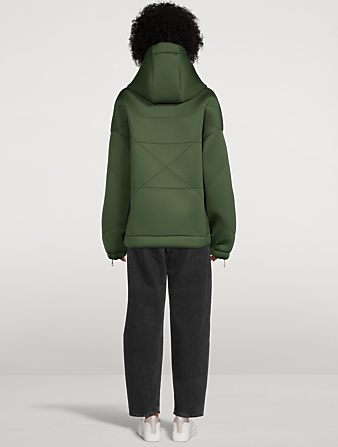 KHRISJOY Neoprene Jacket With Hood Women's Green