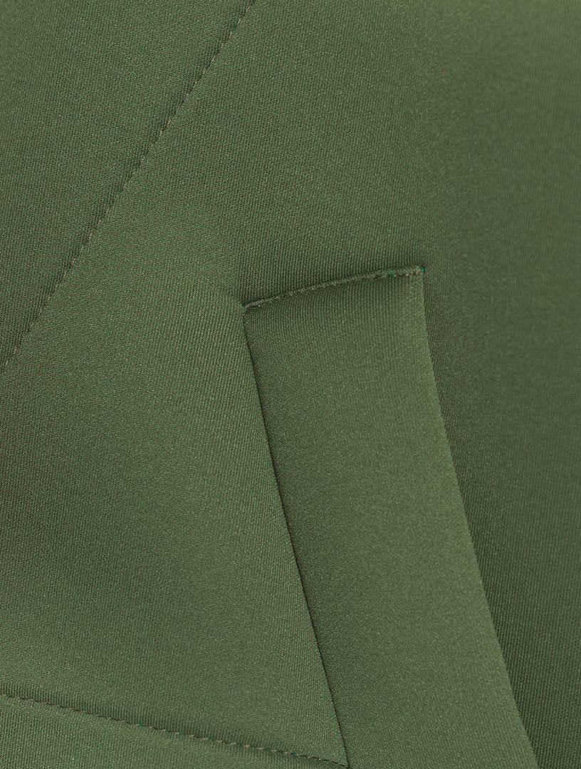 KHRISJOY Neoprene Jacket With Hood Women's Green