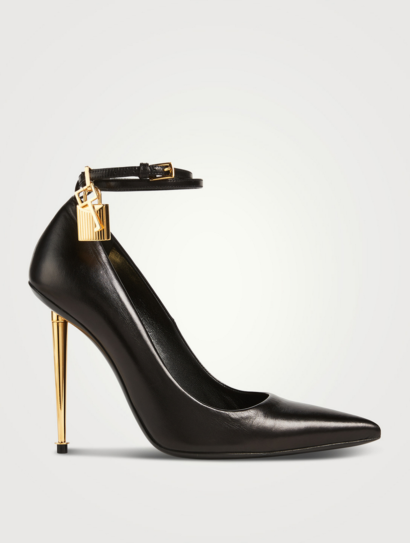 TOM FORD Leather Pumps With Padlock | Holt Renfrew Canada