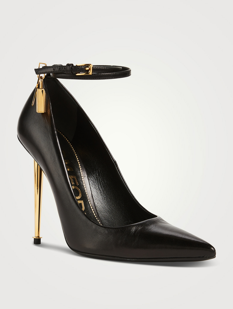 TOM FORD Leather Pumps With Padlock | Holt Renfrew Canada