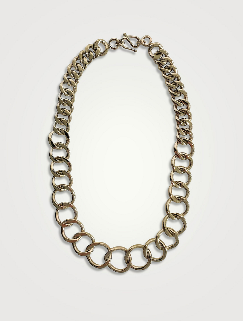 TOM WOOD Anker Gold-Plated Sterling Silver Chain Necklace | Holt